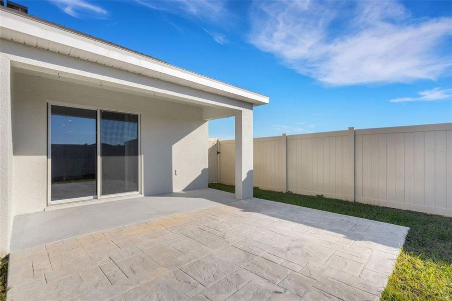 Exterior details and patio area of a home in Silverstone North, Palmetto (Image 18). Exterior details and patio area of a home in Silverstone North, Palmetto (Image 18).