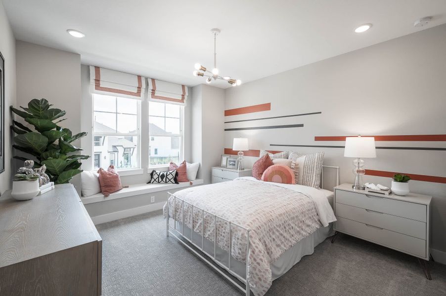 Representative furnished interior of a home built from the Casoria by Tri Pointe Homes in The Estates at James Lane, Fulshear (Image 35).