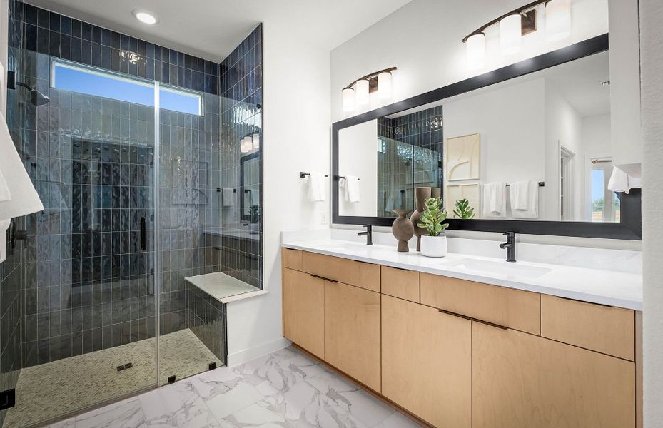 Representative furnished interior of a home built from the Hallmark by Del Webb in Sun City Texas, Georgetown (Image 14).