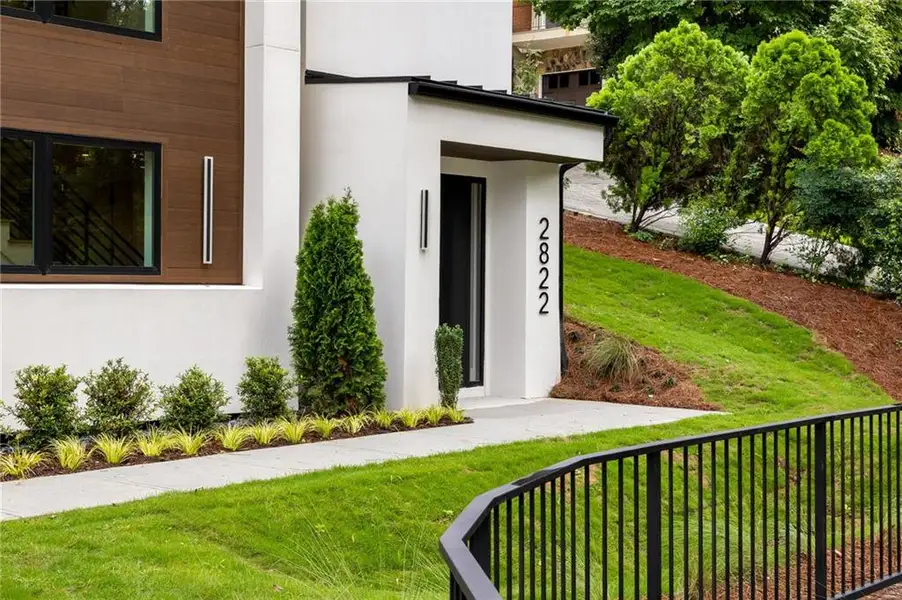 Exterior details and patio area of a home in , Atlanta (Image 3).