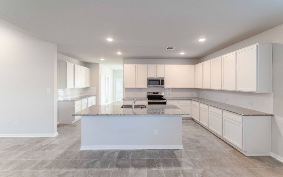 Furnished interior view inside a new home in Cloud Country, New Braunfels (Image 4).