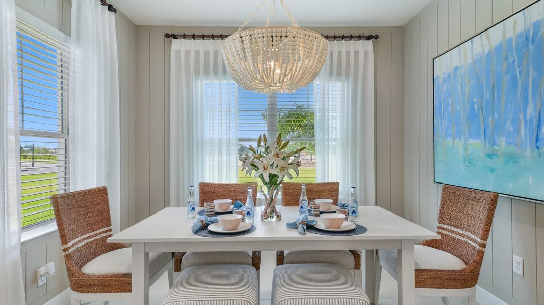 Furnished interior view inside a new home in Wildleaf at North River Ranch, Parrish (Image 6). Furnished interior view inside a new home in Wildleaf at North River Ranch, Parrish (Image 6).