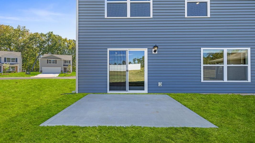 Exterior details and patio area of a home in Varner Station, Woodruff (Image 21).