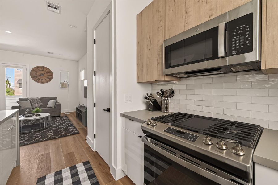 Furnished interior view inside a new home in , Houston (Image 14). Furnished interior view inside a new home in , Houston (Image 14).