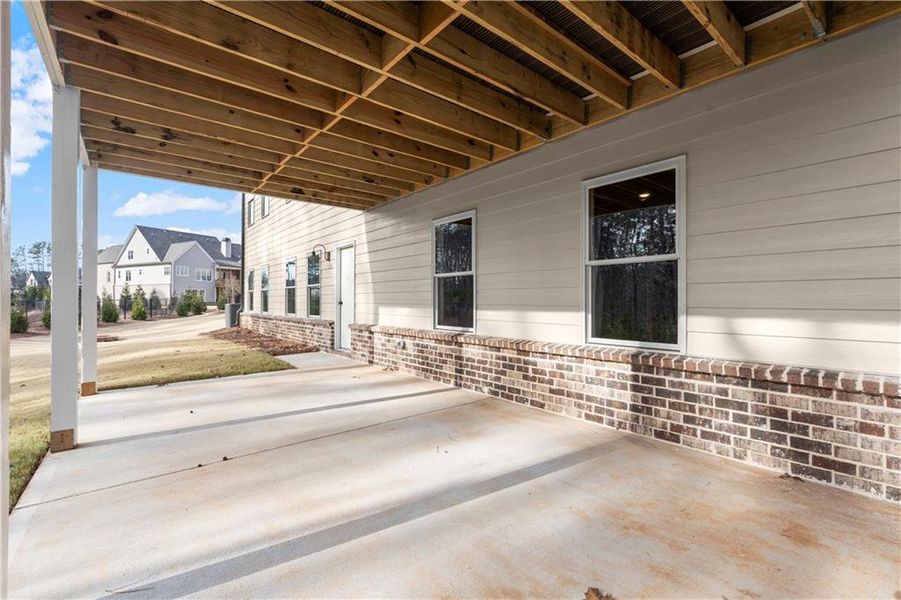 Exterior details and patio area of a home in , Powder Springs (Image 22). Exterior details and patio area of a home in , Powder Springs (Image 22).