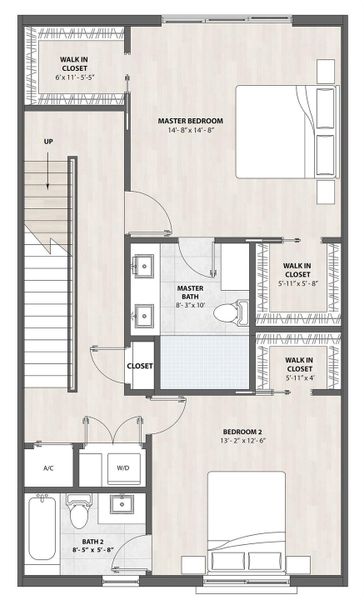 2D floor plan layout of this home in , Fort Lauderdale, FL (Image 17).