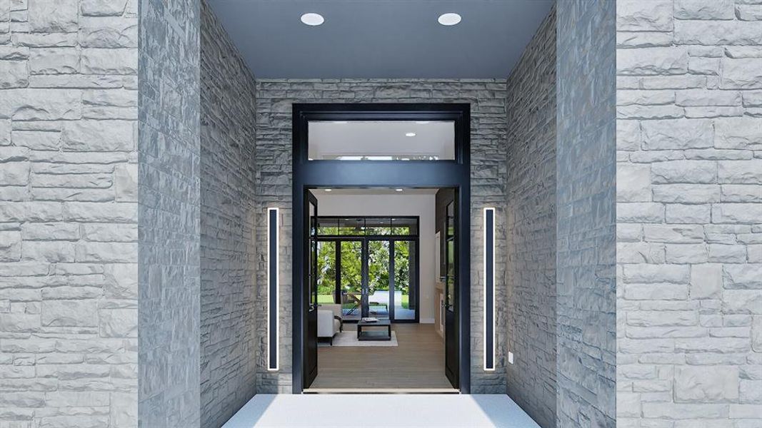 Exterior details and patio area of a home in , Graford (Image 3).