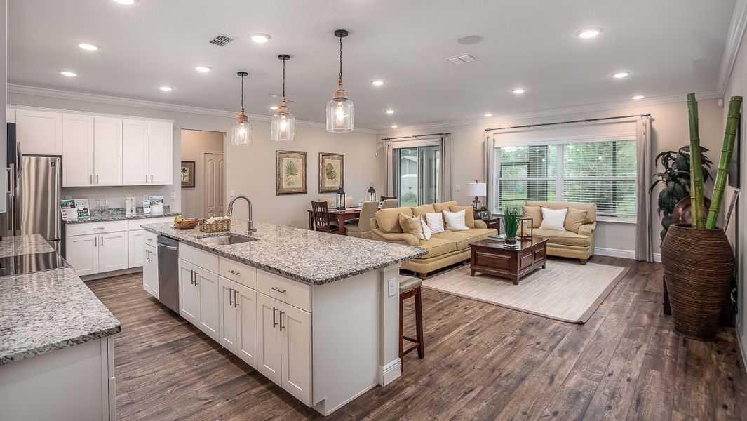 Representative furnished interior of a home built from the Wilmington by Maronda Homes in Coastal Communities, Edgewater (Image 7).