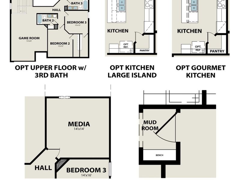 2D floor plan layout of this home in Benders Cove, Mount Juliet, TN (Image 7). 2D floor plan layout of this home in Benders Cove, Mount Juliet, TN (Image 7).
