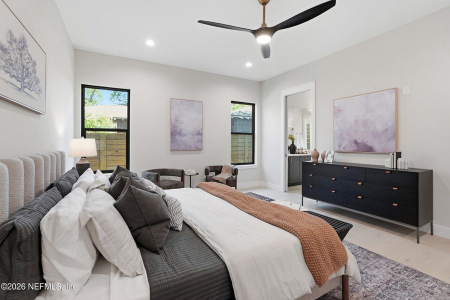 Furnished interior view inside a new home in , Atlantic Beach (Image 42).
