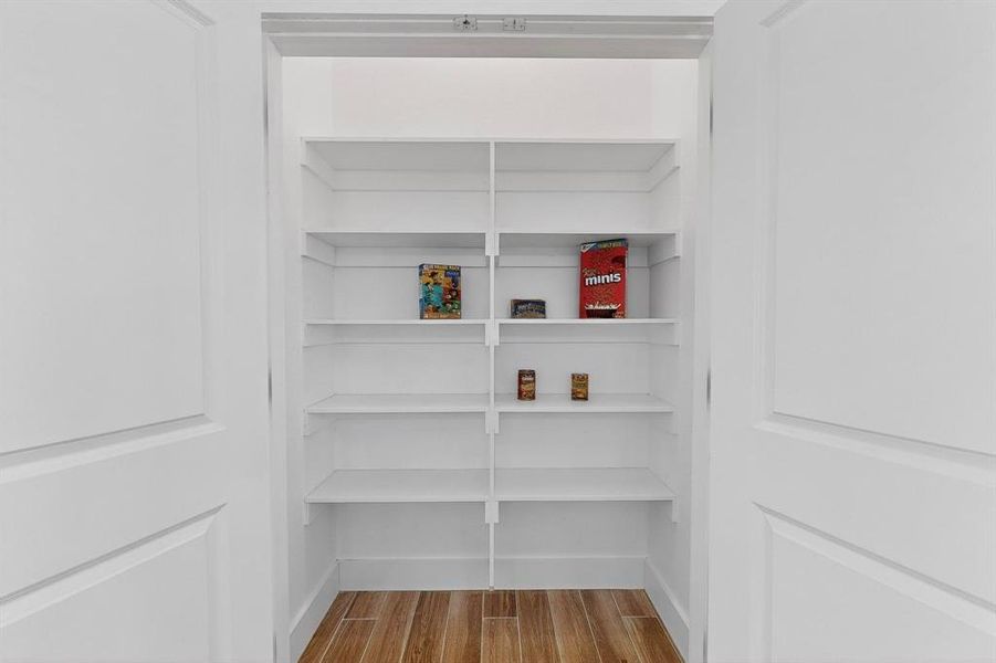 View of storage area