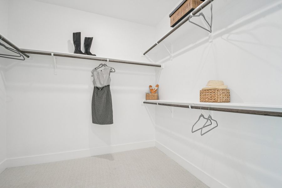 Representative interior finishes for a home built from the Noah by Risewell Homes in Novel, Austin (Image 20).