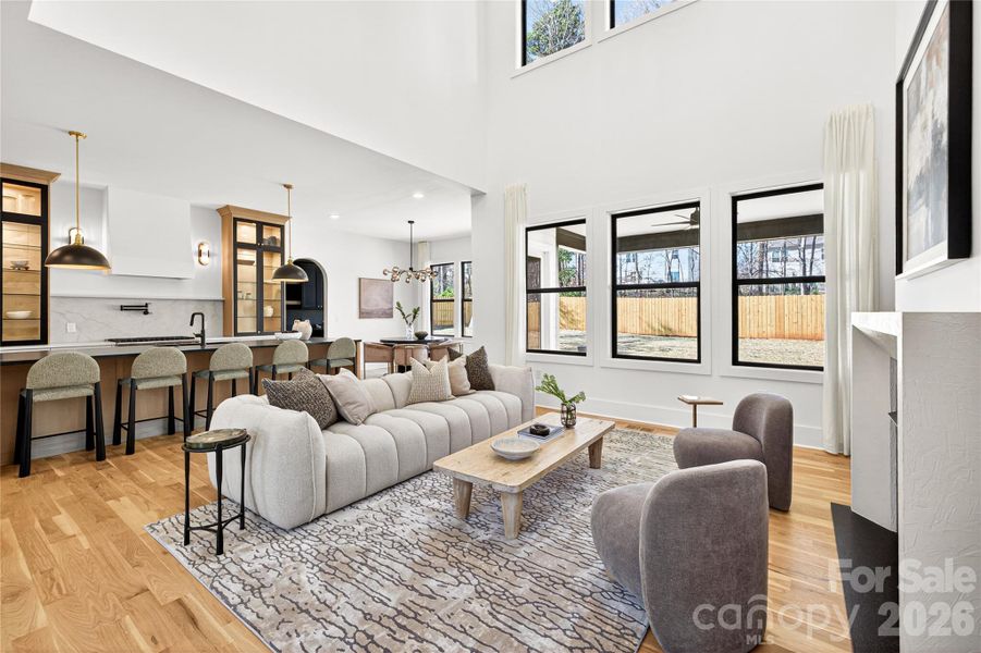 Furnished interior view inside a new home in , Belmont (Image 12).