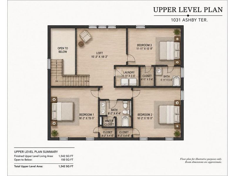 2D floor plan layout of this home in , Atlanta, GA (Image 6).