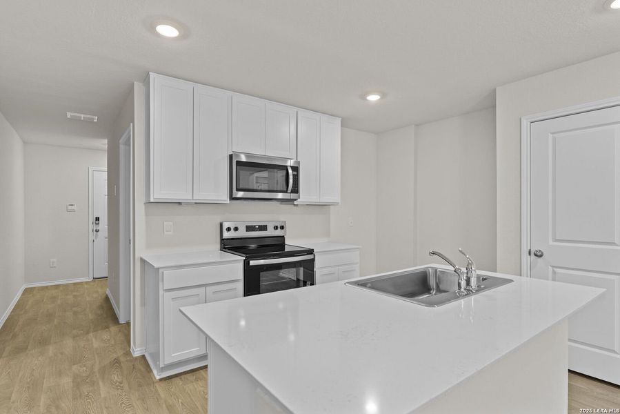 Furnished interior view inside a new home in Spring Valley, New Braunfels (Image 9).