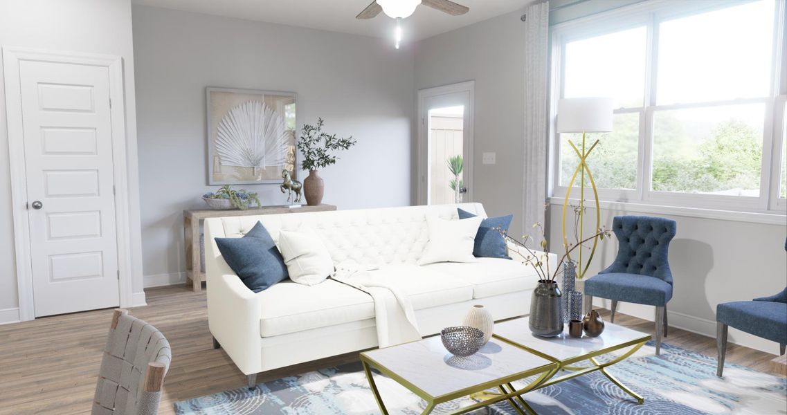 Furnished interior view inside a new home in Anderson Park, Hendersonville (Image 12). Furnished interior view inside a new home in Anderson Park, Hendersonville (Image 12).