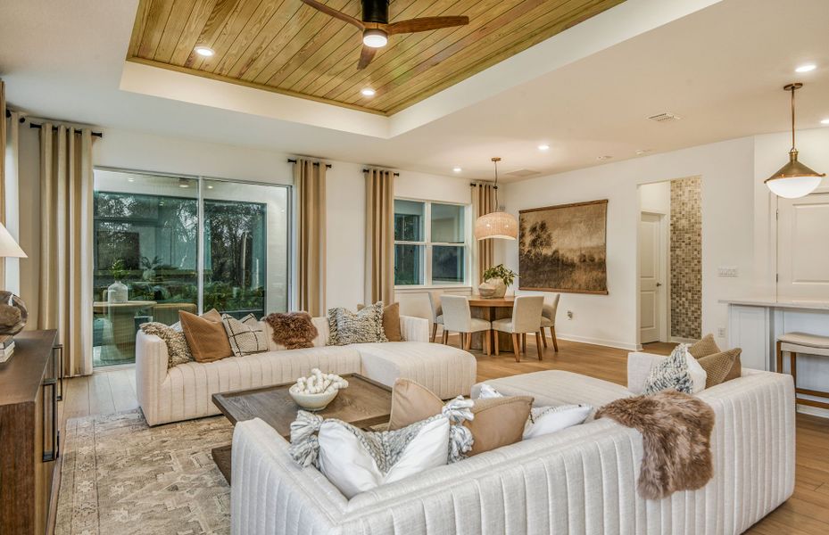 Furnished interior view inside a new home in Vida's Way, Wesley Chapel (Image 12).