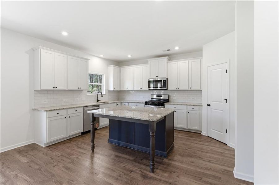 Furnished interior view inside a new home in The Overlook at Factory Shoals, Mableton (Image 13).