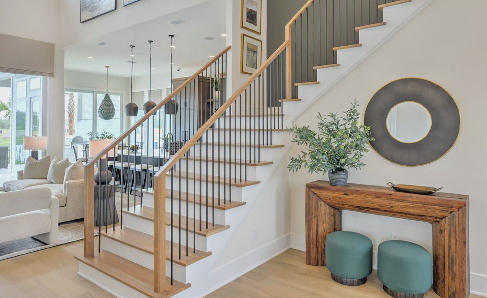 Furnished interior view inside a new home in EverRange, Jacksonville (Image 34).