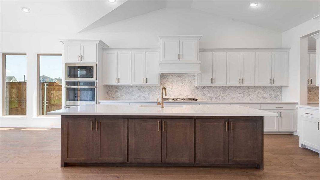 Furnished interior view inside a new home in Terraces 72', Rockwall (Image 6). Furnished interior view inside a new home in Terraces 72', Rockwall (Image 6).