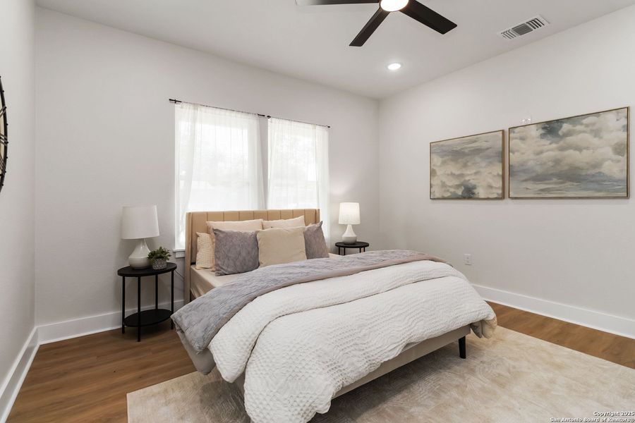 Furnished interior view inside a new home in , San Antonio (Image 14). Furnished interior view inside a new home in , San Antonio (Image 14).