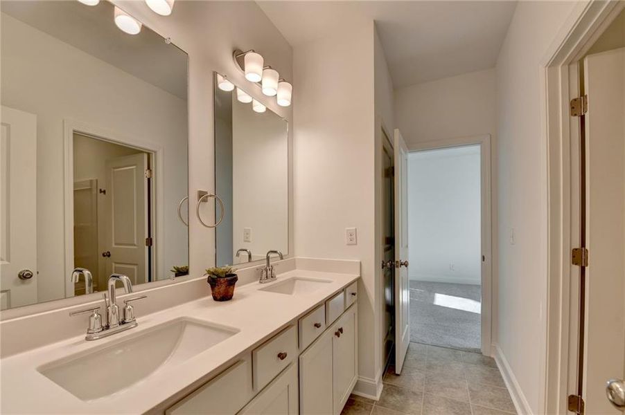 Furnished interior view inside a new home in Bailey Fence, Dacula (Image 54).