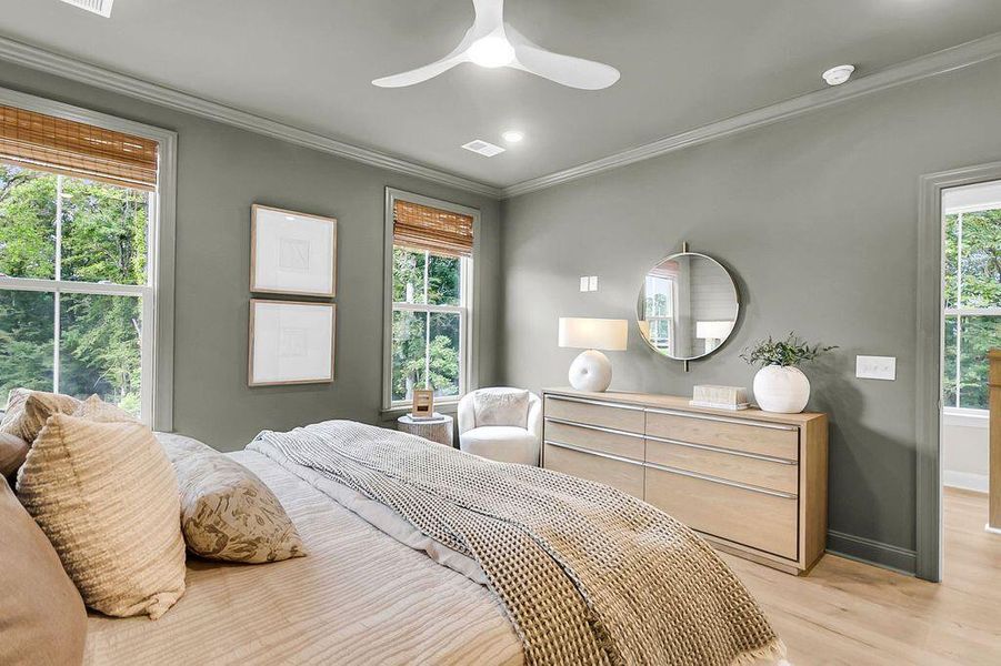 Furnished interior view inside a new home in Heron Preserve, Hanahan (Image 4).