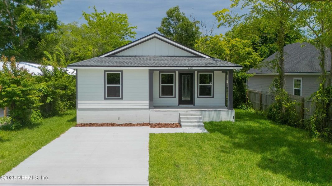Front exterior of a new home in , St. Augustine, FL, highlighting curb appeal (Image 24).