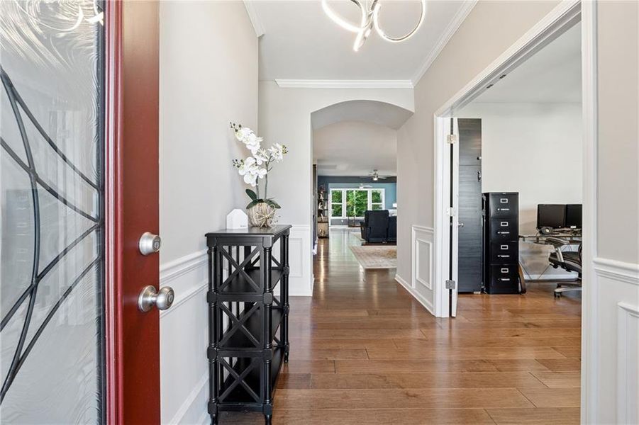 Furnished interior view inside a new home in Poplar Place, Dallas (Image 29).