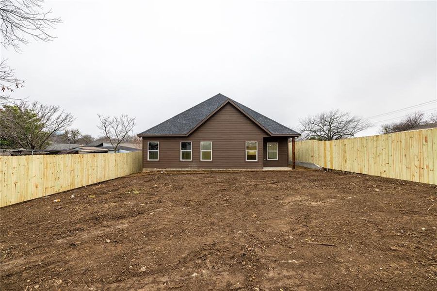 View of rear view of house