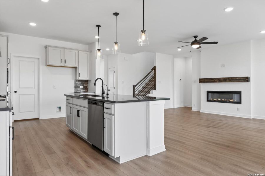 Furnished interior view inside a new home in Cordova Trails, Seguin (Image 8).
