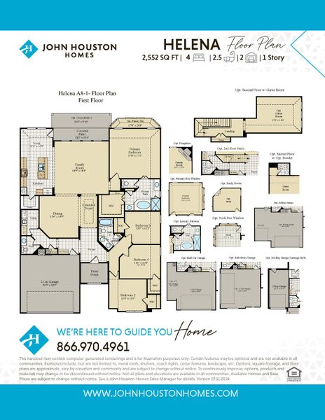 2D floor plan layout for the Helena by John Houston Homes in The Retreat - Phase 1, Waxahachie, TX (Image 3). 2D floor plan layout for the Helena by John Houston Homes in The Retreat - Phase 1, Waxahachie, TX (Image 3).