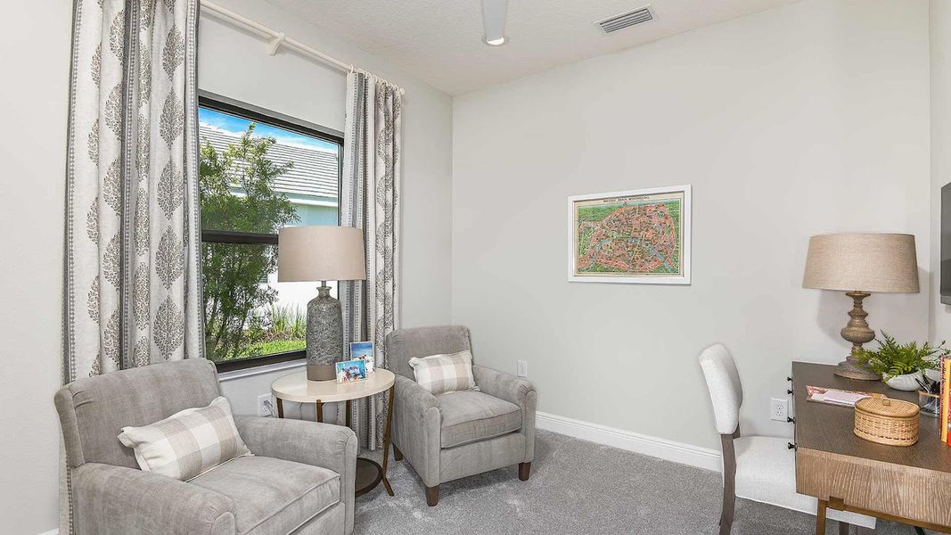 Furnished interior view inside a new home in Windward, Sarasota (Image 13). Furnished interior view inside a new home in Windward, Sarasota (Image 13).