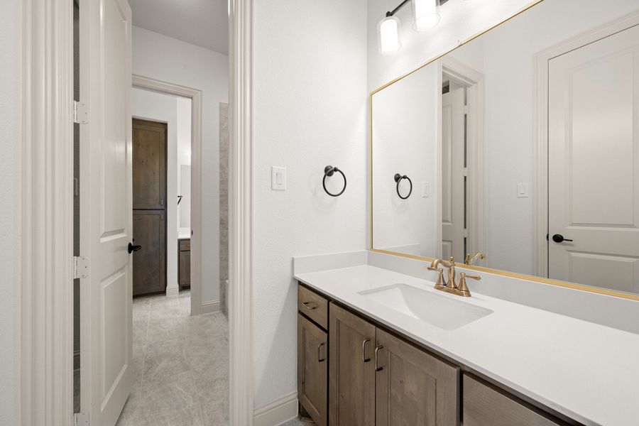 Furnished interior view inside a new home in Levante - 1 Acre Lots, Waxahachie (Image 17).