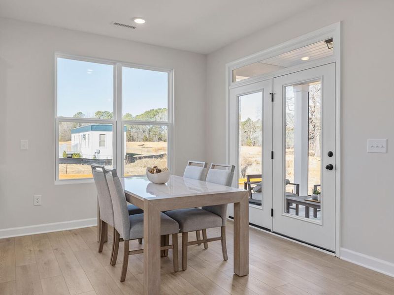 Furnished interior view inside a new home in Woodland Crossing, Zebulon (Image 12).