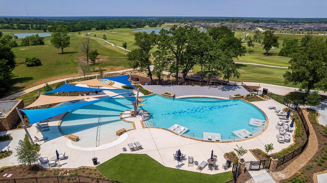 Relax and recharge at the brand-new resort-style pool at Chambers Creek—exclusively designed for active adult living, with shaded areas and plenty of space to unwind in style.