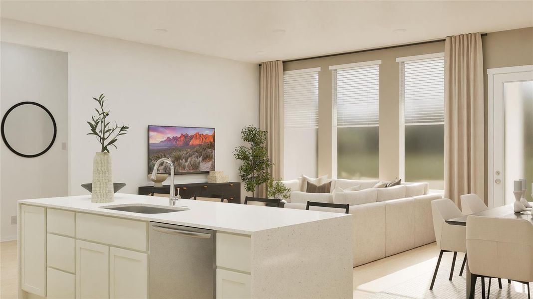 Furnished interior view inside a new home in , Salado (Image 26).