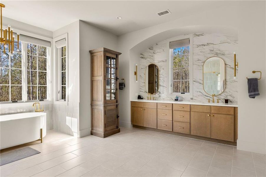 Furnished interior view inside a new home in , Chattahoochee Hills (Image 26).