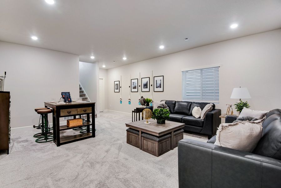 Representative furnished interior of a home built from the 3405 by Tri Pointe Homes in Westside Crossing, Berthoud (Image 40).