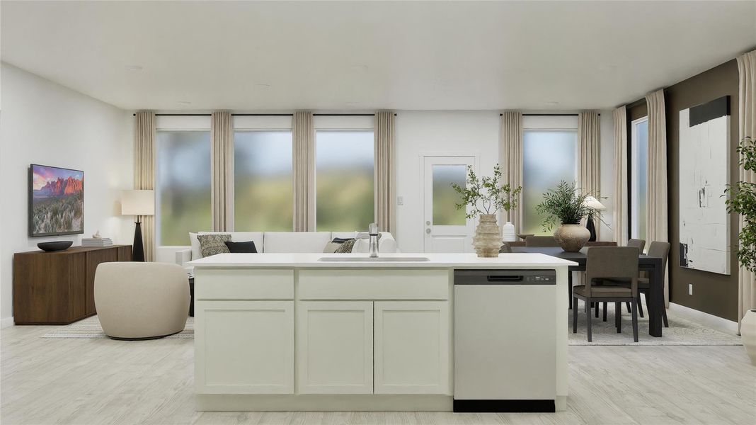 Furnished interior view inside a new home in Waterstone, Kyle (Image 16).