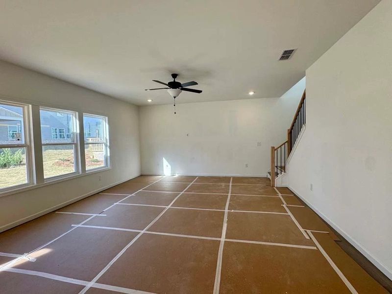 Family Room Construction Progress