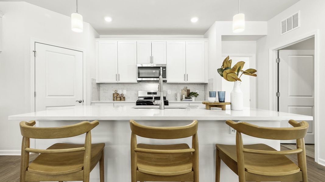 Representative furnished interior of a home built from the Clifton by D.R. Horton in The Villas at Kinsley, Jamestown (Image 14). Representative furnished interior of a home built from the Clifton by D.R. Horton in The Villas at Kinsley, Jamestown (Image 14).