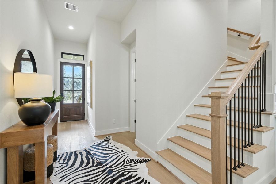 Furnished interior view inside a new home in Spring Valley Creek, Houston (Image 15). Furnished interior view inside a new home in Spring Valley Creek, Houston (Image 15).