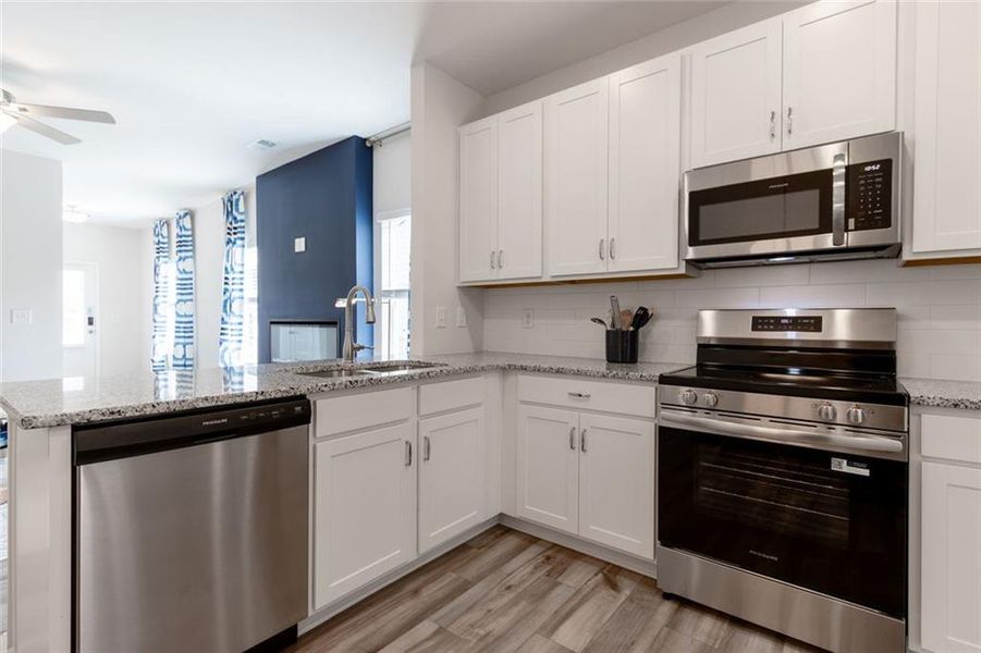 Furnished interior view inside a new home in The Andros, Dalton (Image 20).