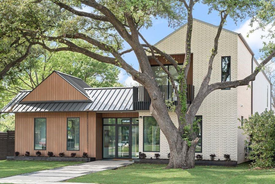 The approach reflects a seamless balance of form, function, and modern design.