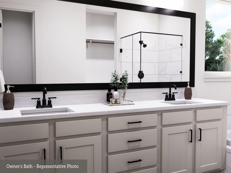 Furnished interior view inside a new home in Prairieland Village 40' Homesites, Cypress (Image 4).