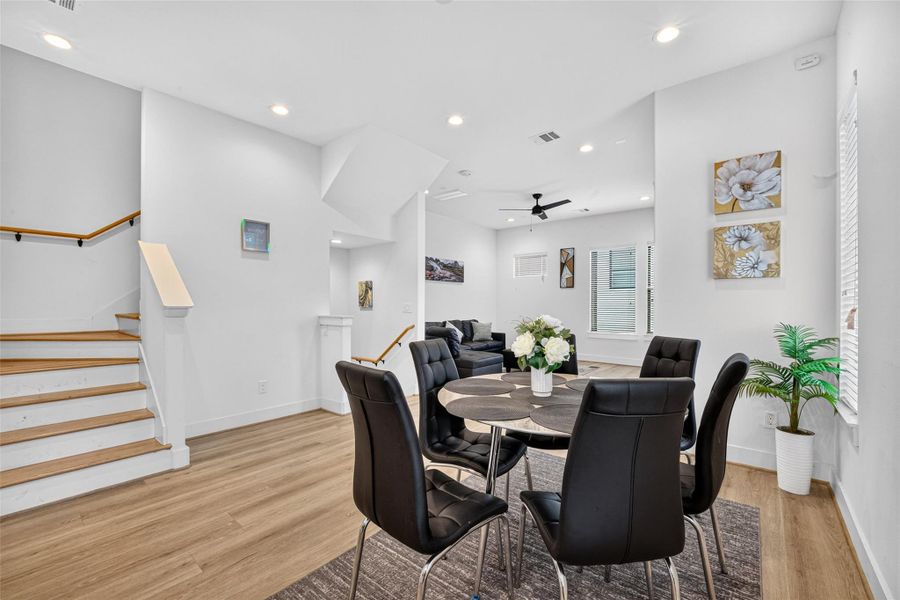 Furnished interior view inside a new home in , Houston (Image 20).