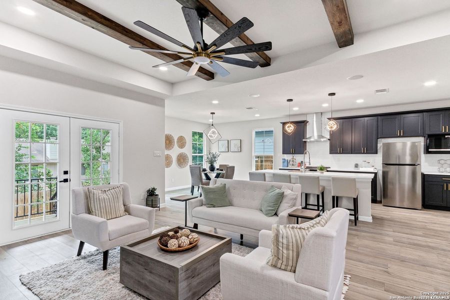 Furnished interior view inside a new home in , Converse (Image 7). Furnished interior view inside a new home in , Converse (Image 7).