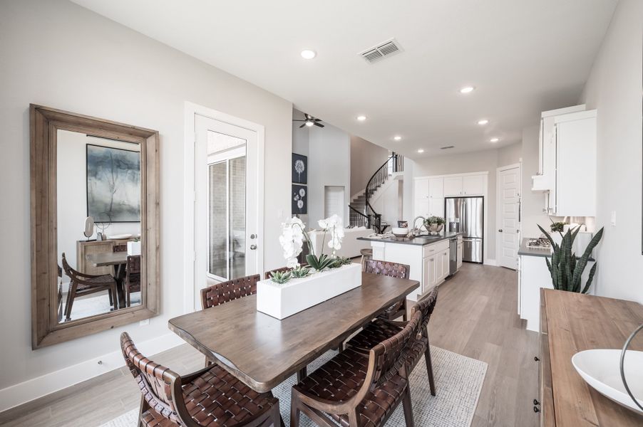 Representative furnished interior of a home built from the Verdin by Tri Pointe Homes in Pecan Ridge, Fulshear (Image 49).