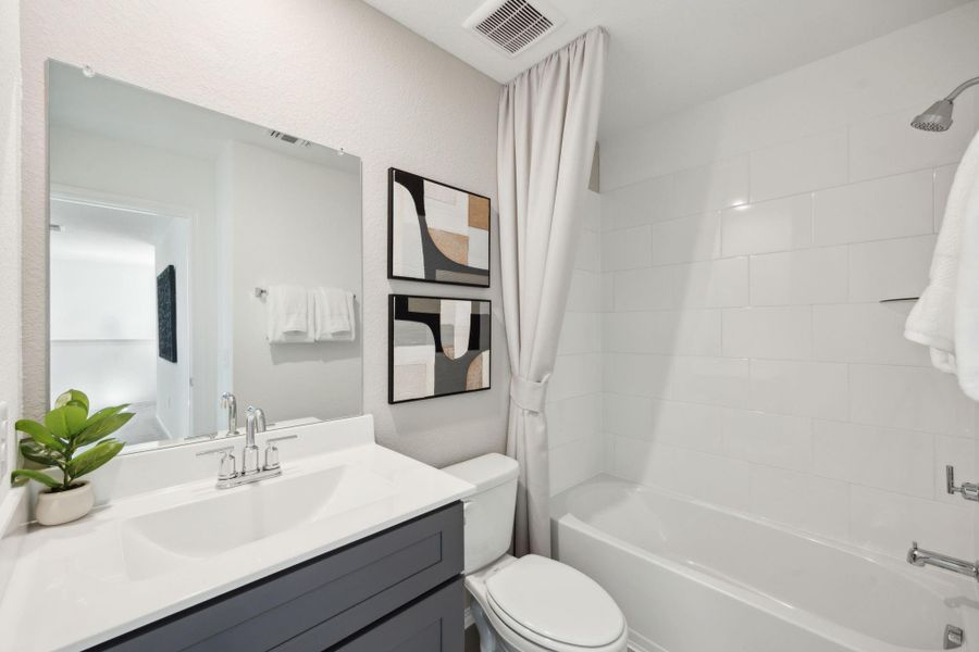 Furnished interior view inside a new home in Windcress, Cove (Image 12).